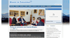 Desktop Screenshot of diariodetarazona.es